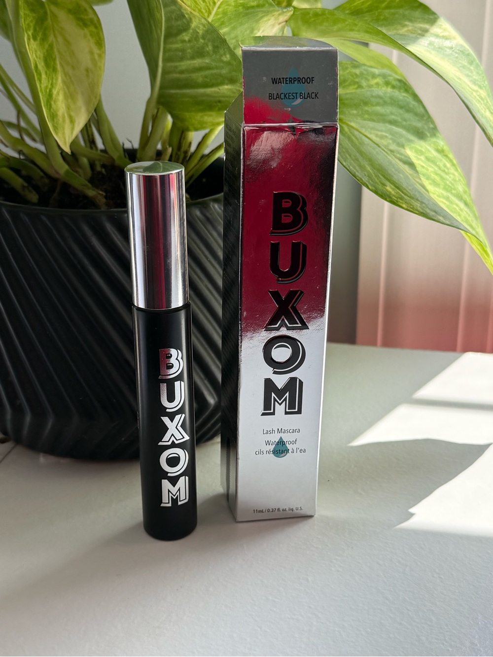 BUXOM Lash Volumizing Waterproof Mascara Blackest Black 0.37oz NEW Full Size